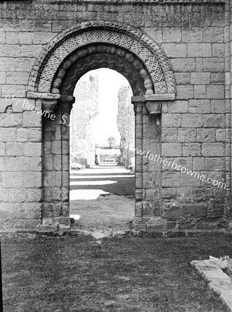 SMALL NORMAN DOORWAY OF CHURCH